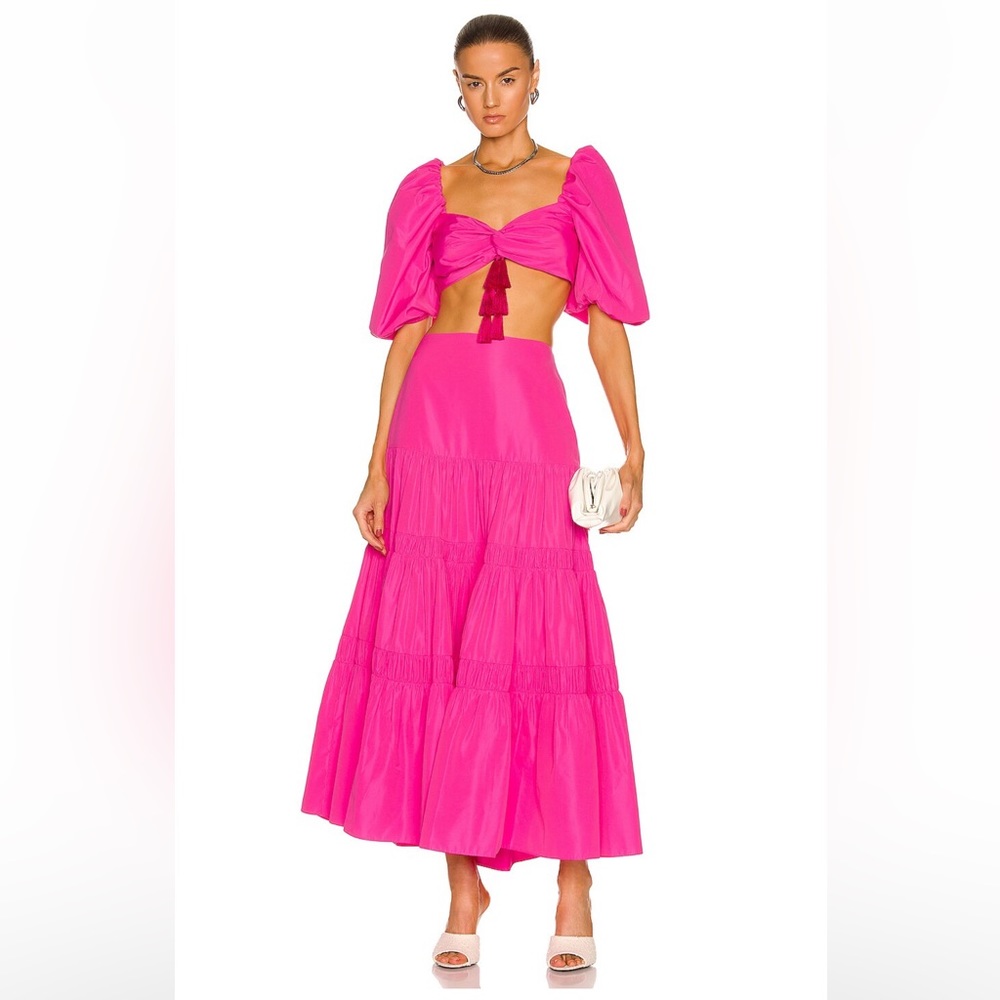 ALEXIS - Leya Skirt & Orla Top in Magenta - Size S